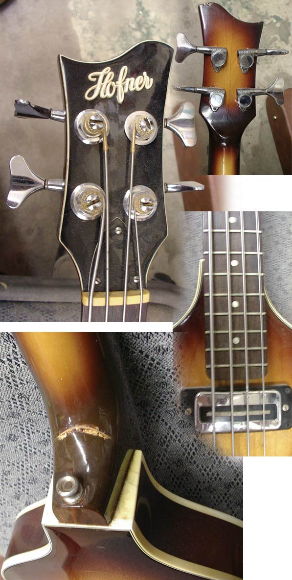 Hofner with broken neck