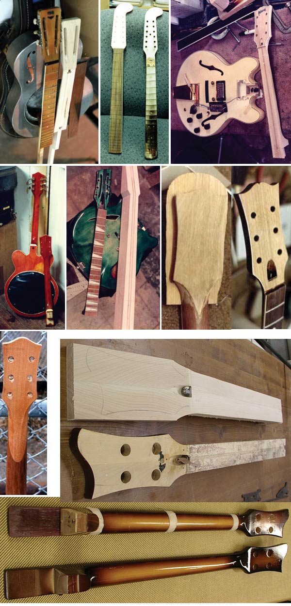 Necks built by Dan Lenz